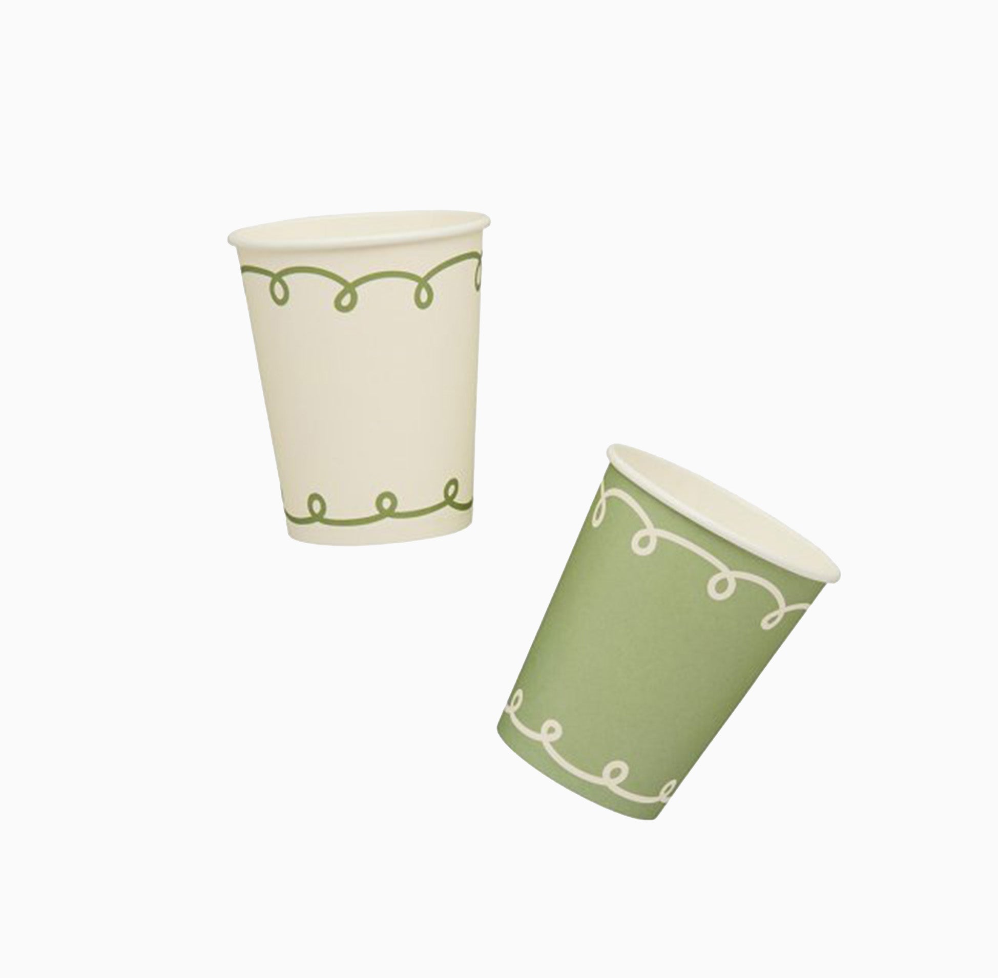 Paper Cups-HBBP105 - Botanical Paper Cups Pack of 8-Hootyballoo