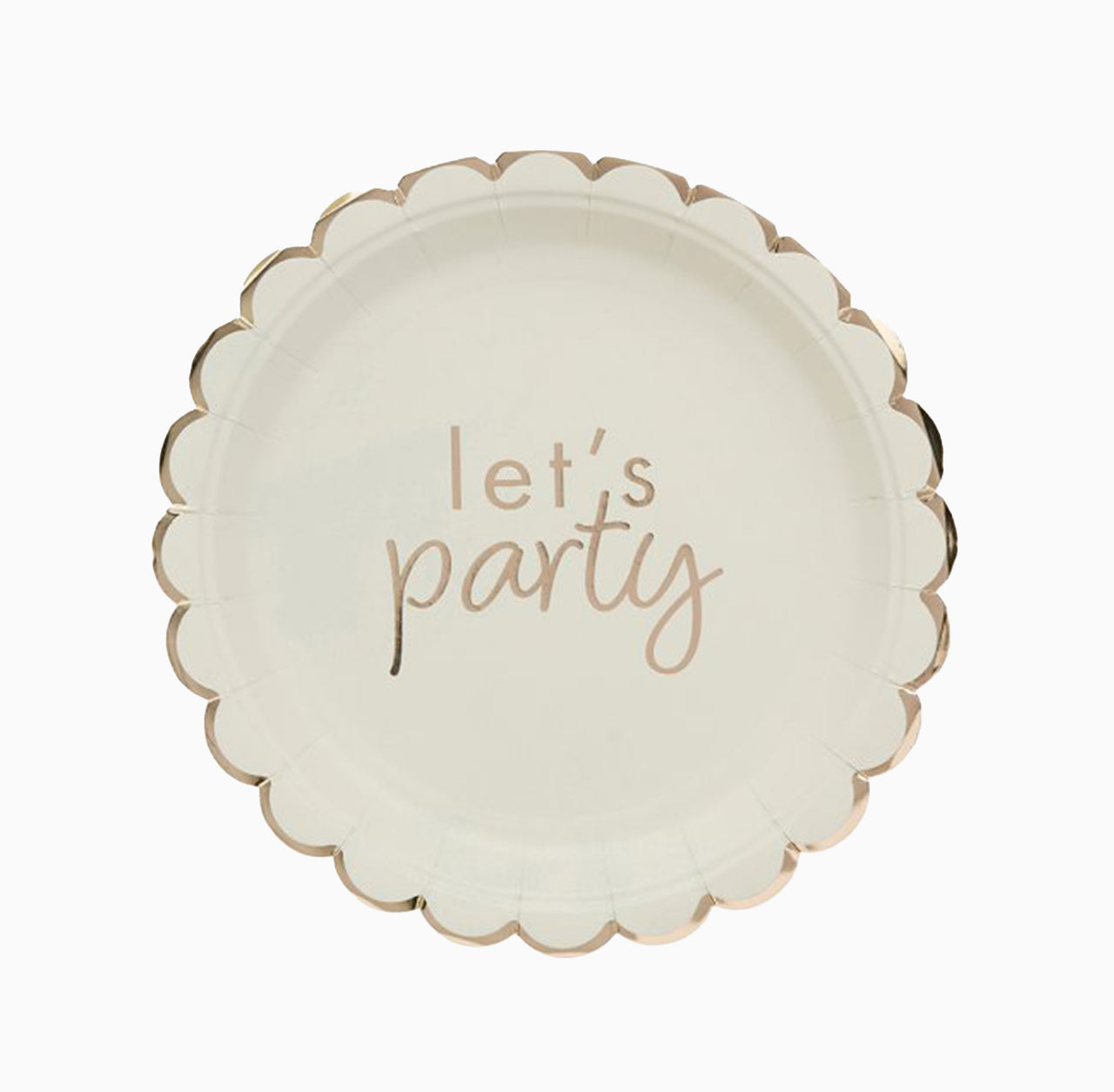 HBBW102 - Let's Party Paper Plates 8 Pack