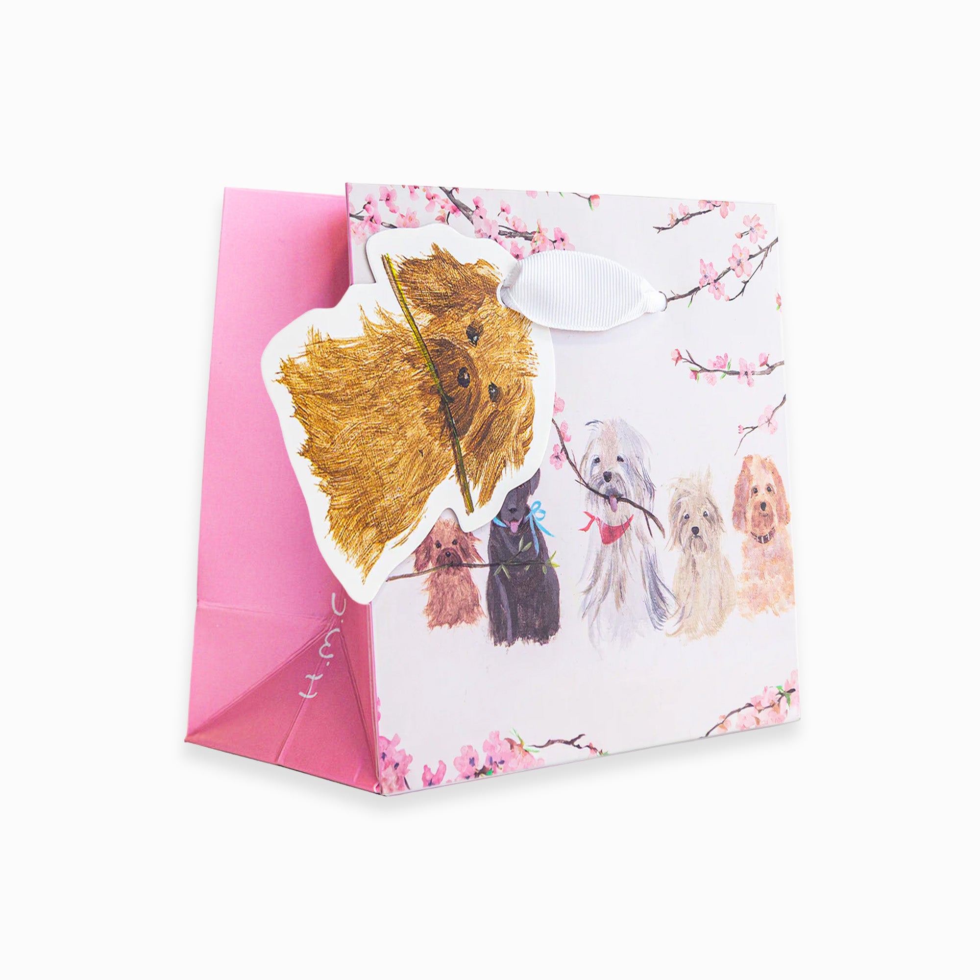 Gift Bag-HC02SB - Dogs Small Gift Bag-Hannah Cole