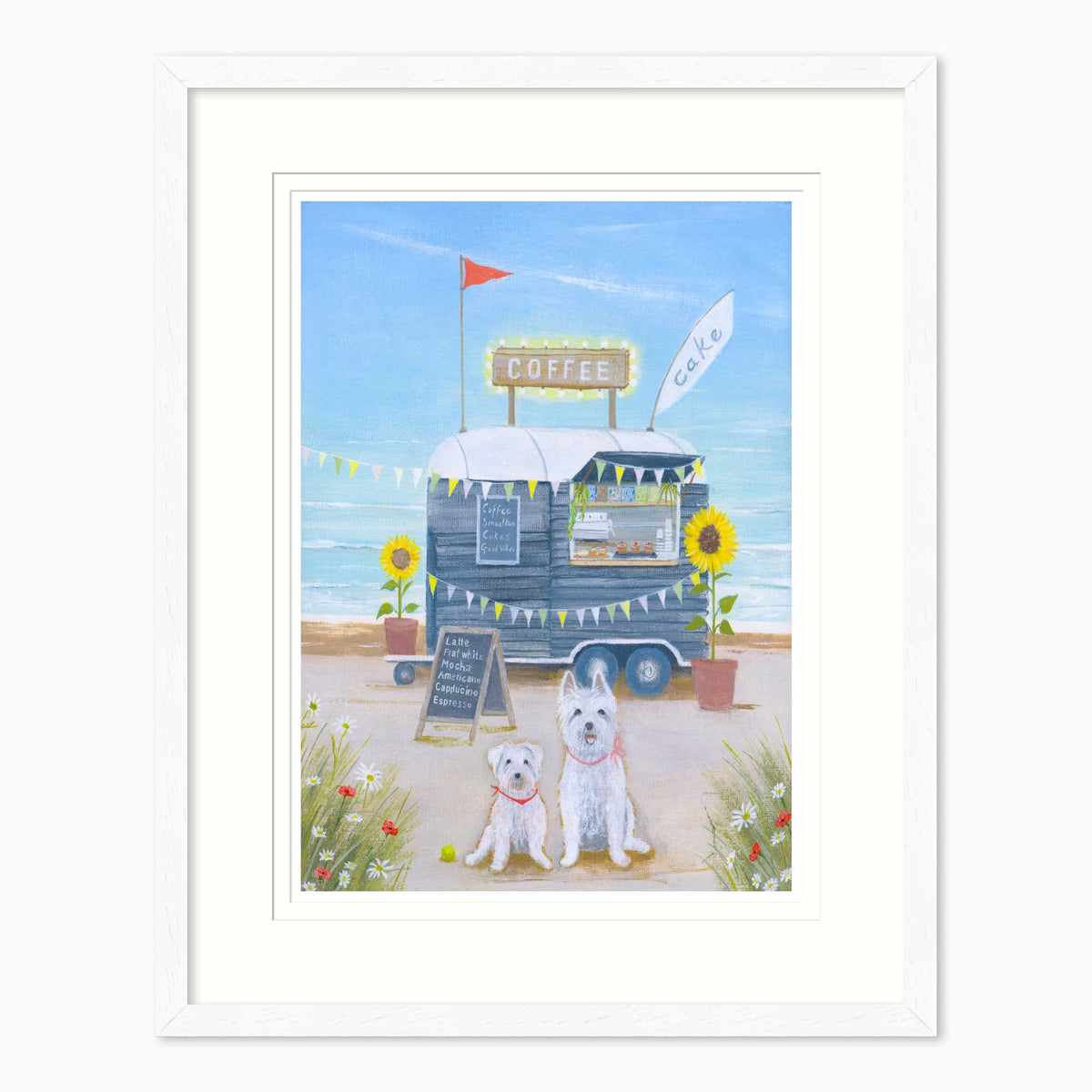 HC373F - Coffee and Cake Framed Print