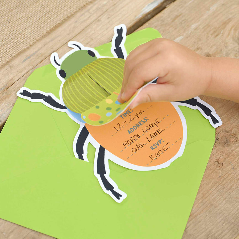 Invitations - BUG-121 - Pop Up Bug Party Invitations - Pop Up Bug Party Invitations - Whistlefish