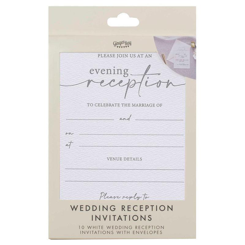 Invitations - ML-132 - Evening Wedding Reception Invitations - Evening Wedding Reception Invitations - Whistlefish