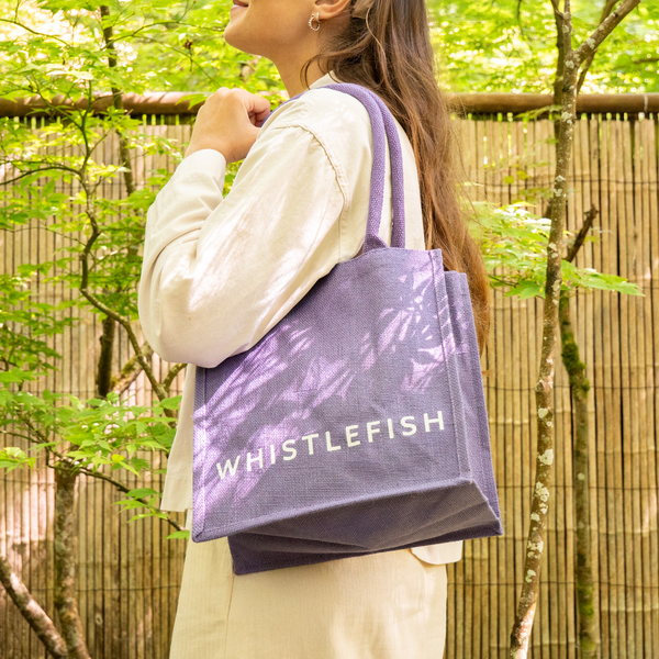 Jute Bag - JB2LL - Whistlefish Jute Bag Purple - Whistlefish Jute Bag Purple - Whistlefish