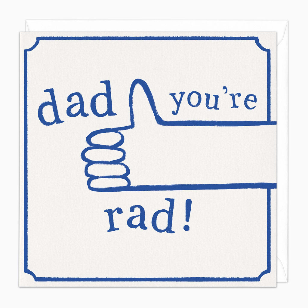 Greeting Card-K008 - Dad You're Rad Card-Whistlefish
