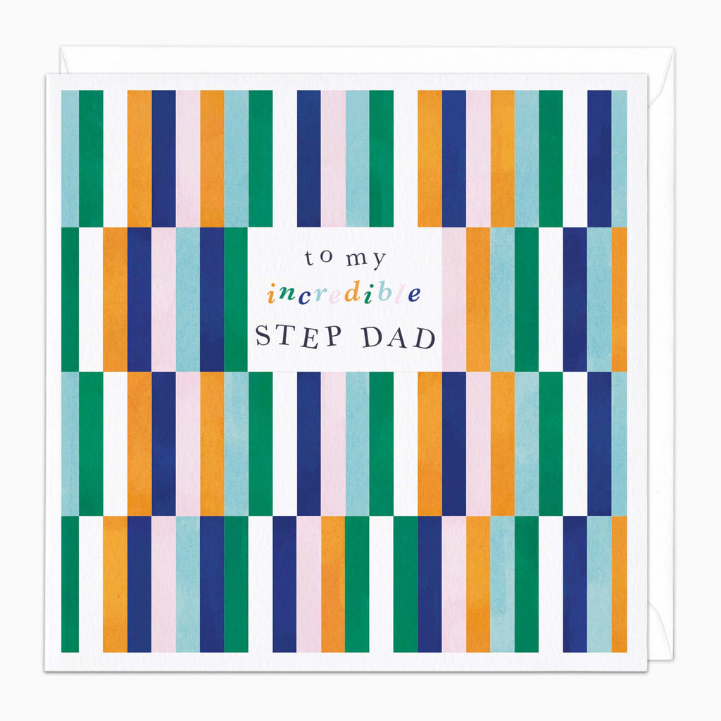 Greeting Card-K011 - Incredible Step Dad Card-Whistlefish