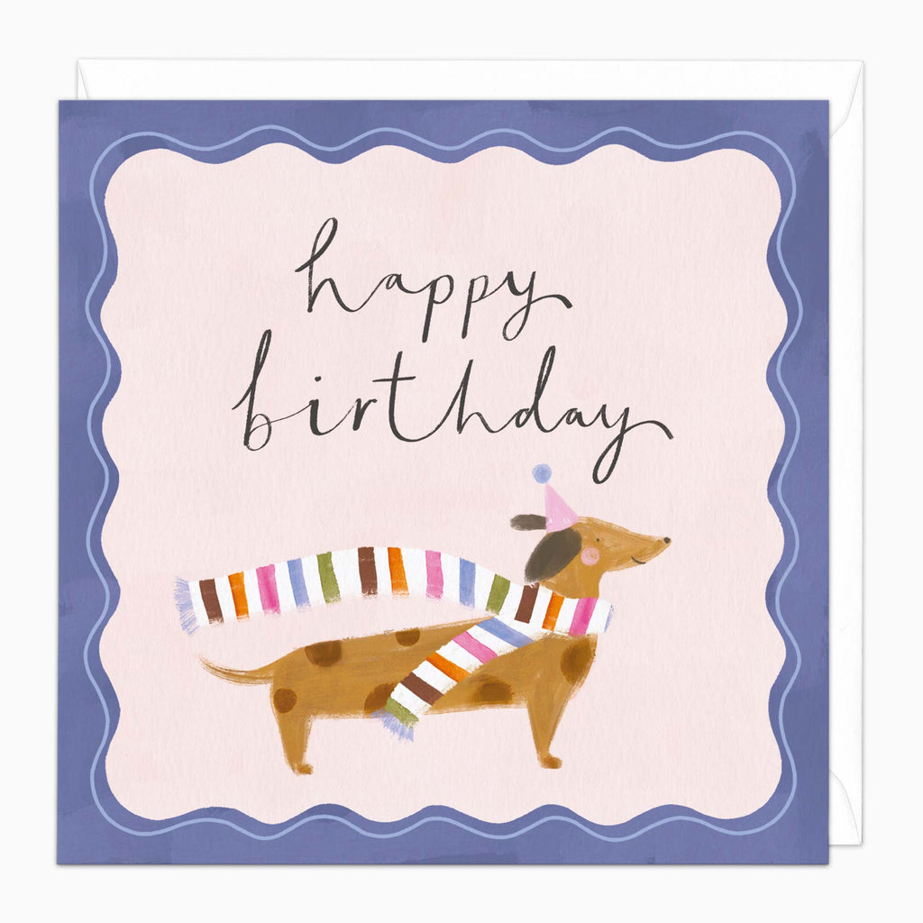 K013 - Dachshund Birthday Card