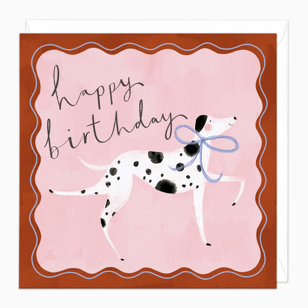 K015 - Dalmatian Birthday Card