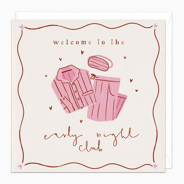 Greeting Card-K016 - Early Night Club Birthday Card-Whistlefish