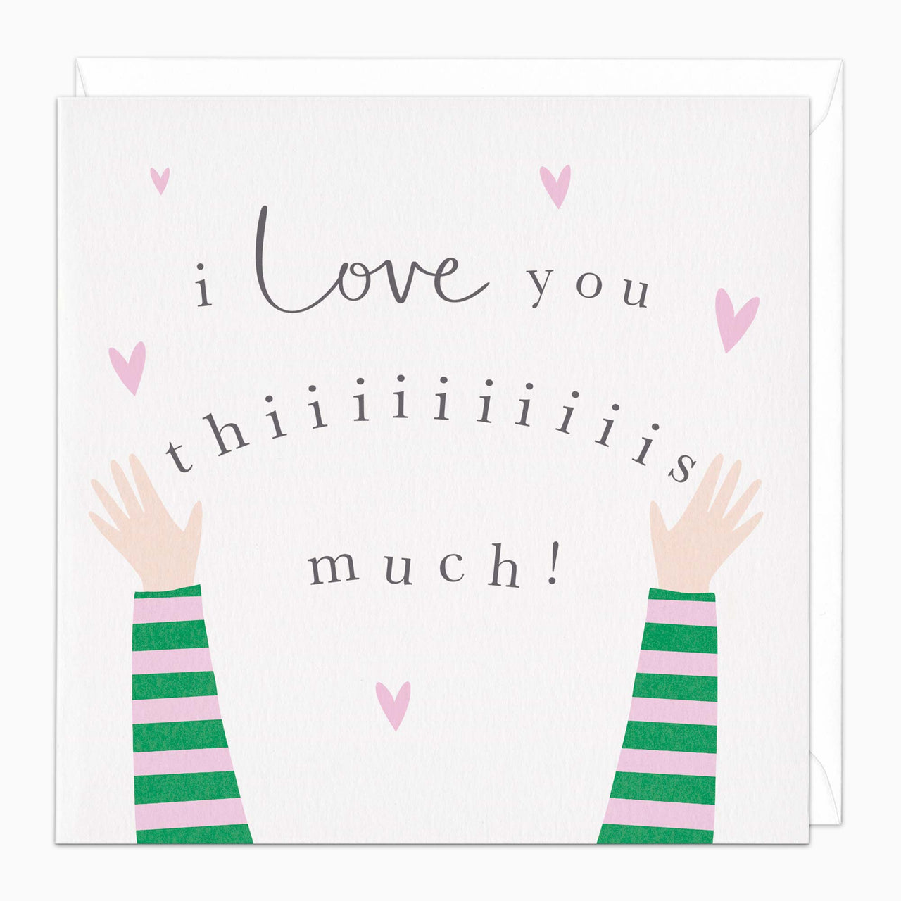 K019 - Thiiiis Much Love Card