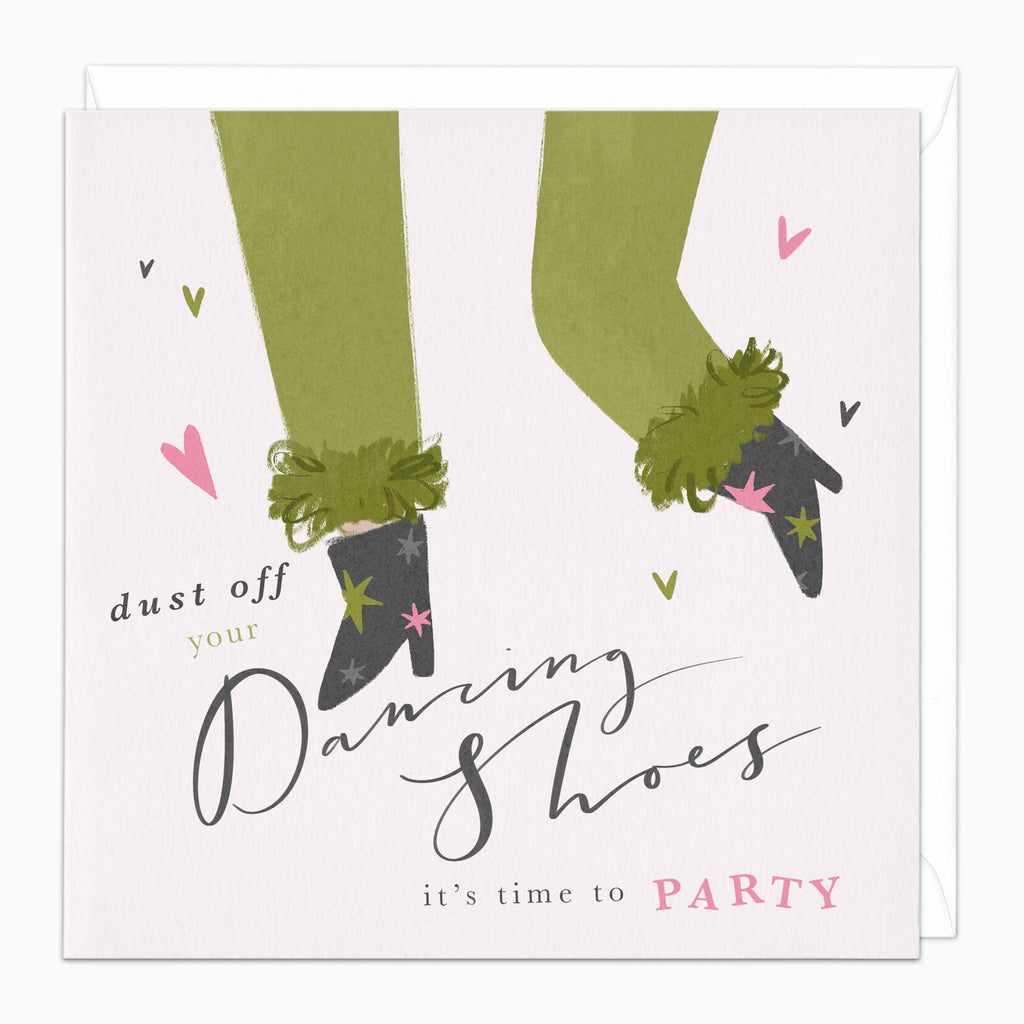 K020 - Dust Off Your Dancing Shoes Birthday Card