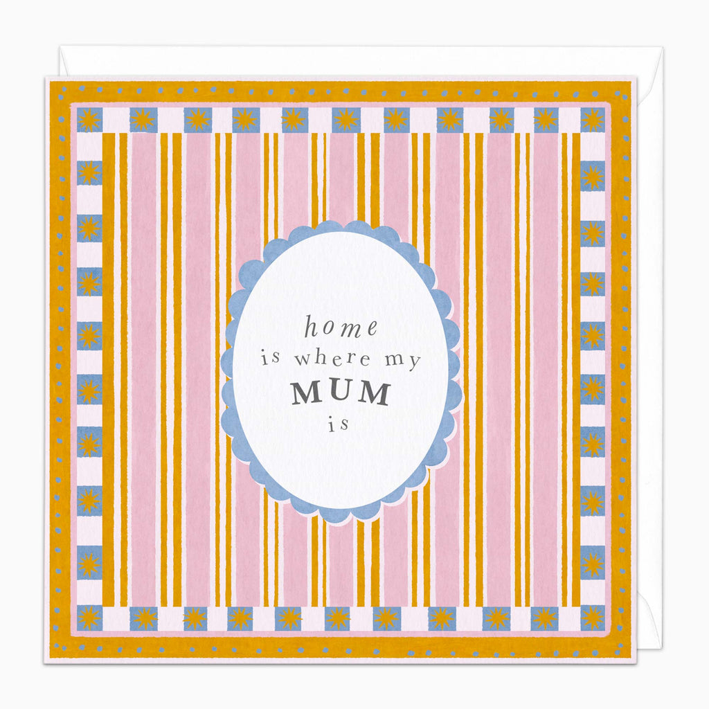 K021 - Home Is Where Mum Is Mother's Day Card