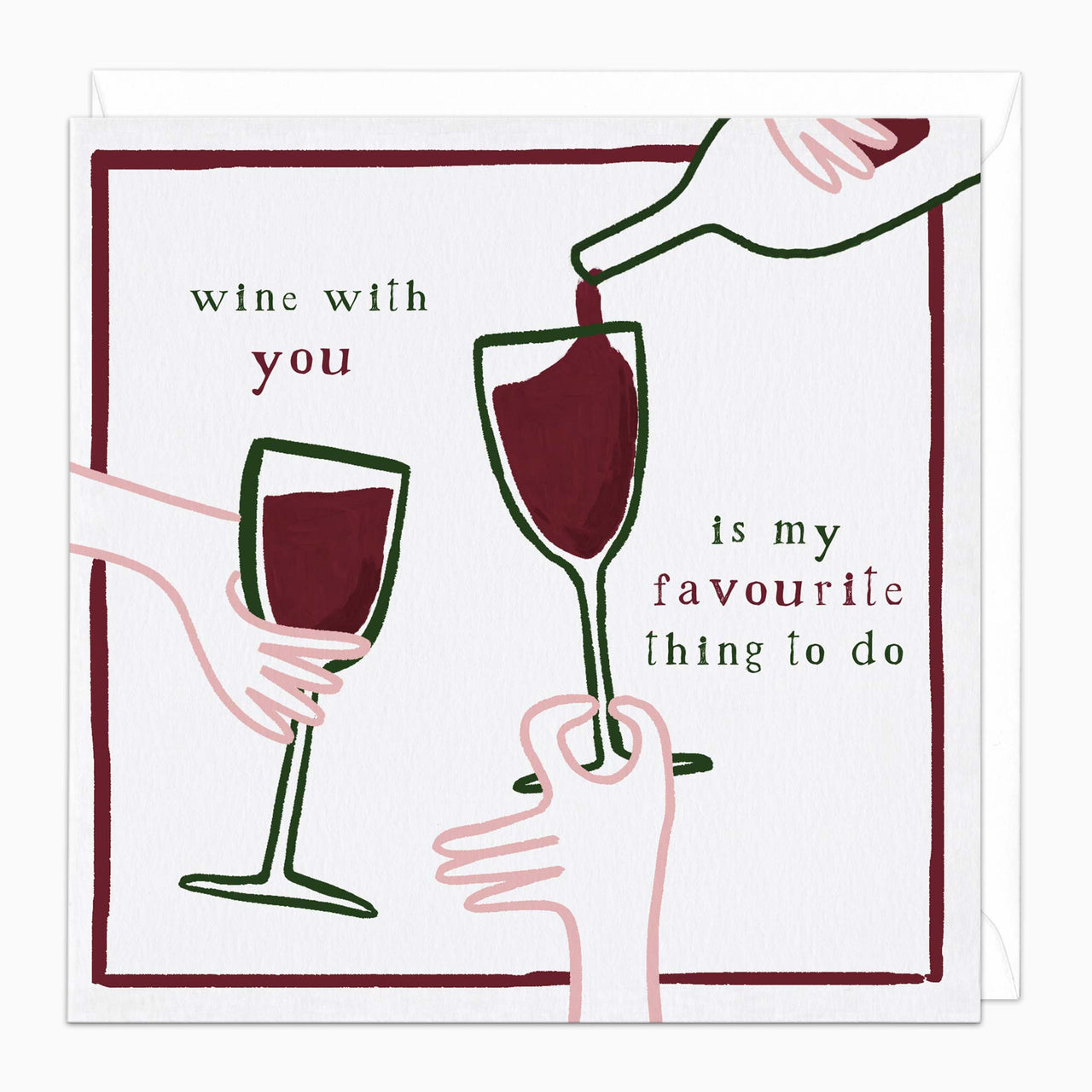 K024 - Wine With You Card