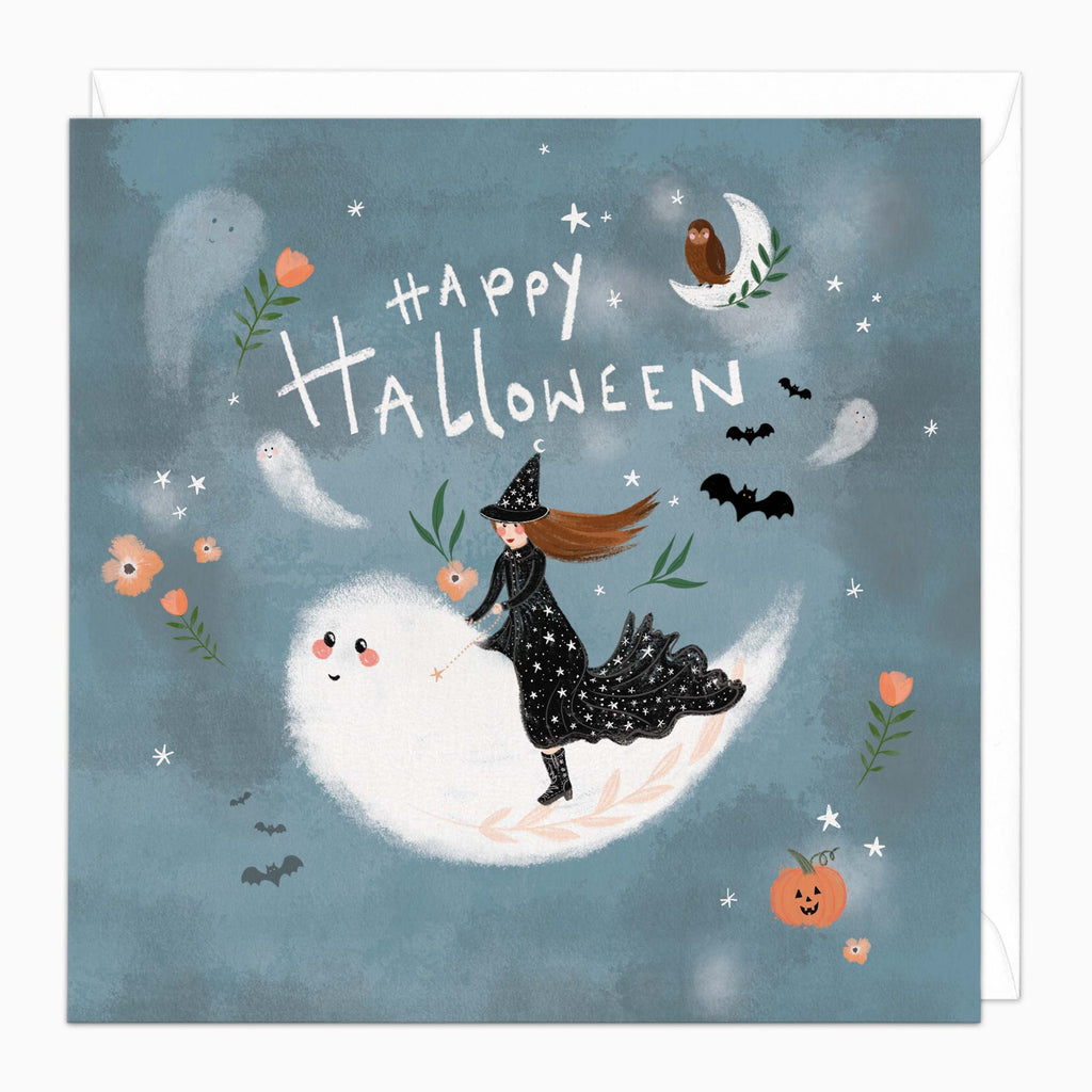 K028 - Spooky Ride Halloween Card