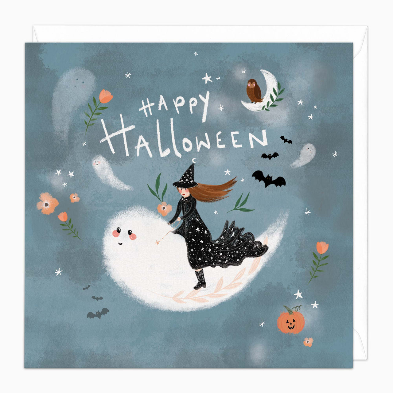 K028 - Spooky Ride Halloween Card