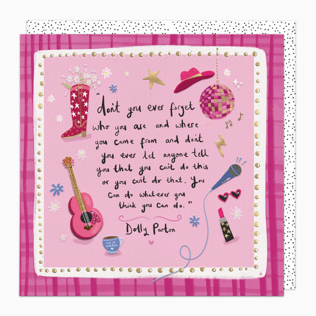 K032 - Dolly's Words of Wisdom Card