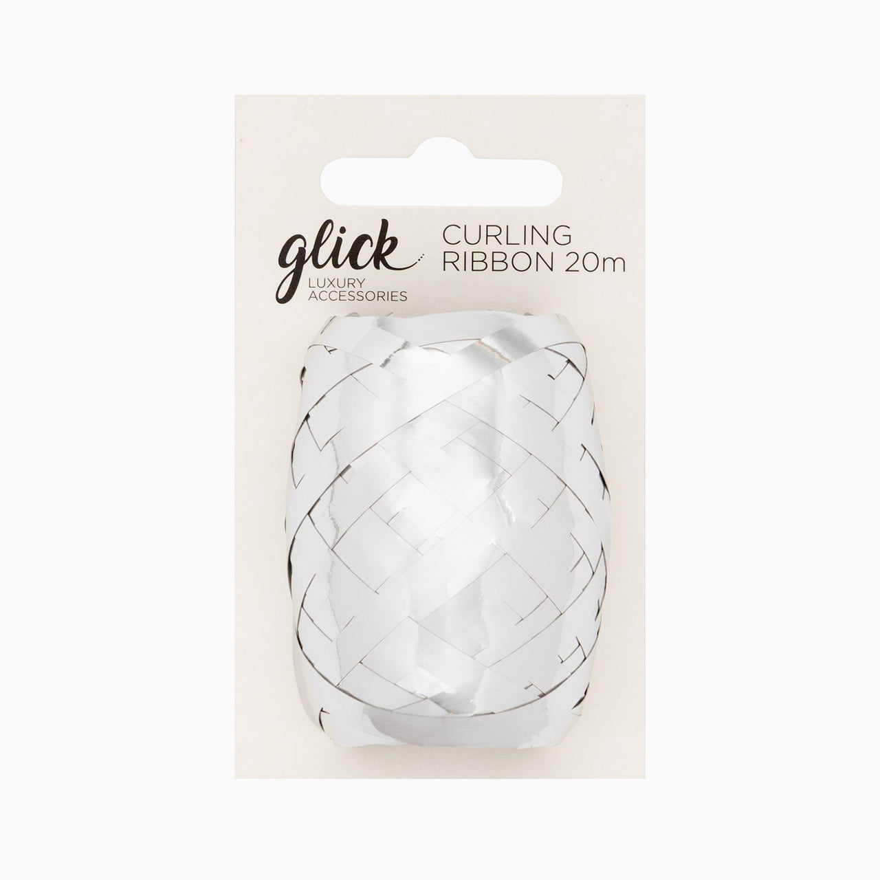 Paper Raffia-KOPM05 - Curling Ribbon Metallic Silver-Glick