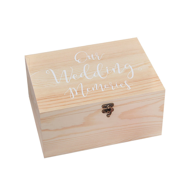 Keepsake Box-CW-278 - Wedding Keepsake Box-Whistlefish