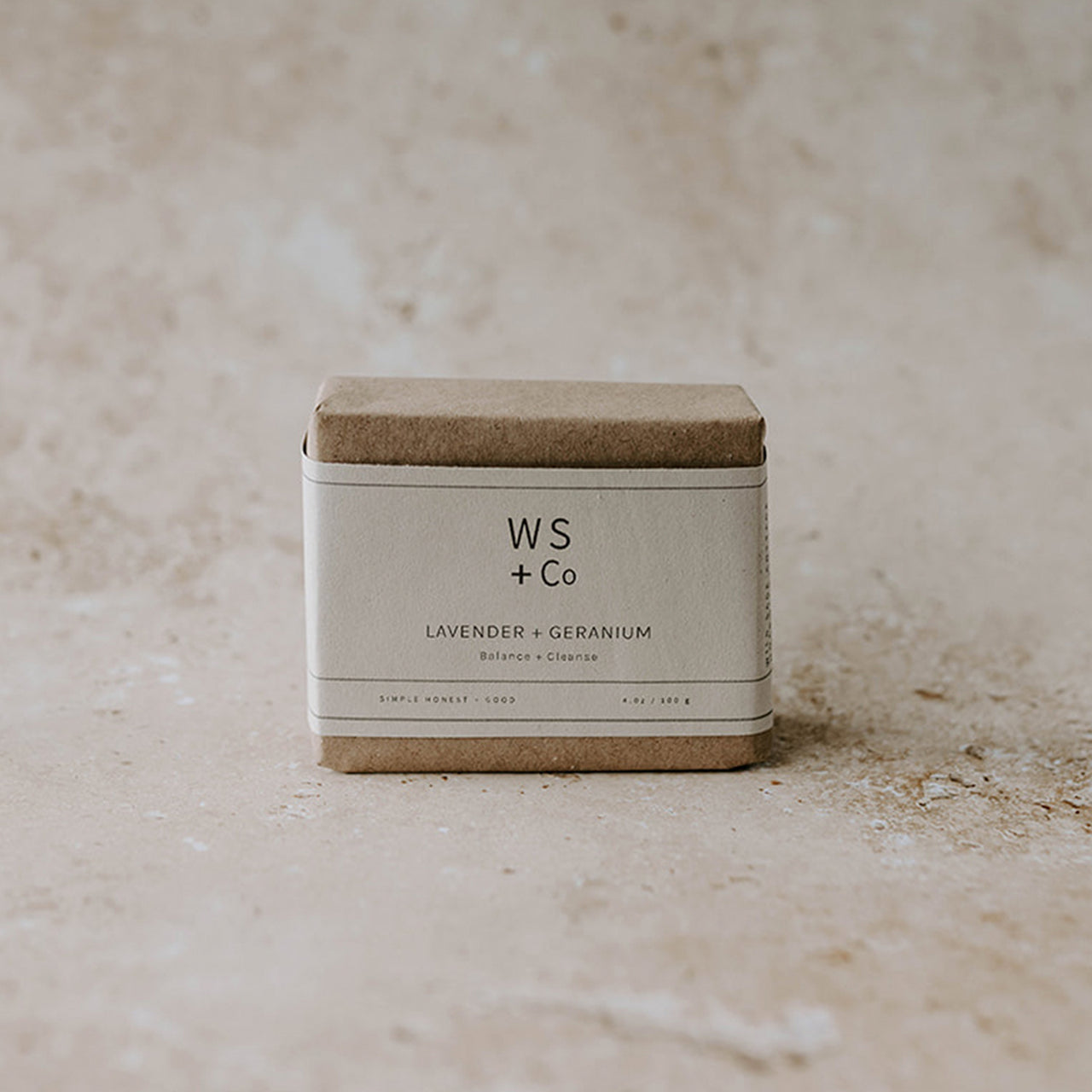Soap-LGSoap100 - Lavender + Geranium Soap-Wild Sage & Co