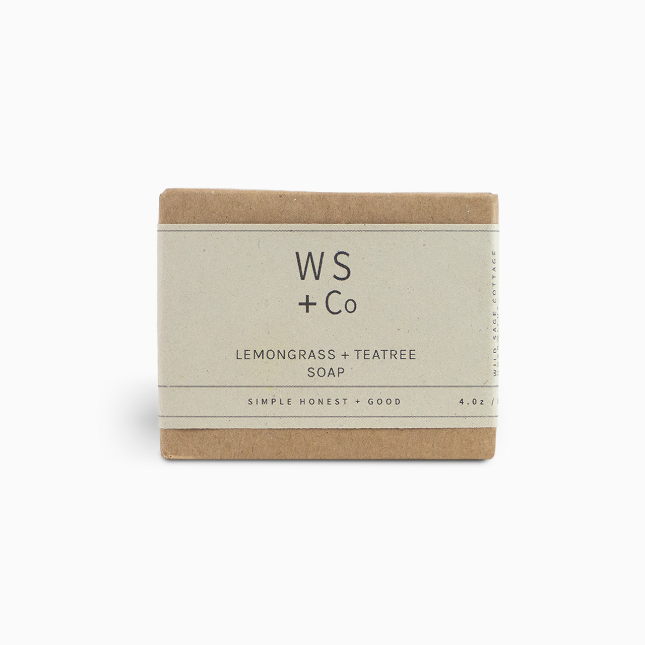 Soap-LTsoap100 - Lemongrass + Teatree Soap-Wild Sage & Co