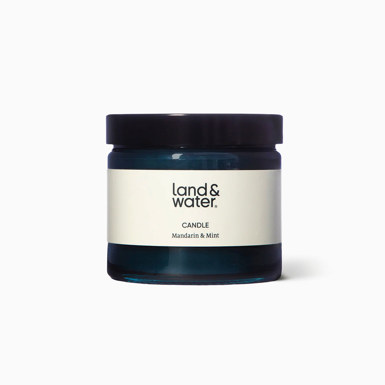 Candle-LWCANMM - Natural Wax Mandarin & Mint Candle-Land & Water