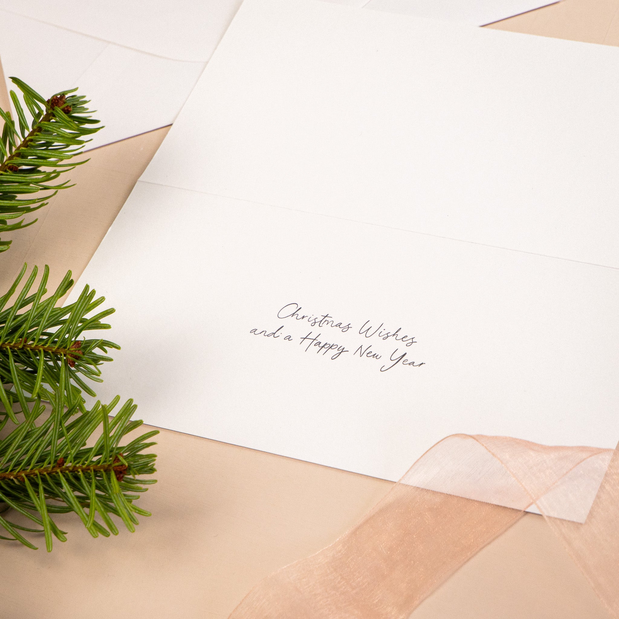 Bursting Berry Ribbon Christmas Card - Whistlefish