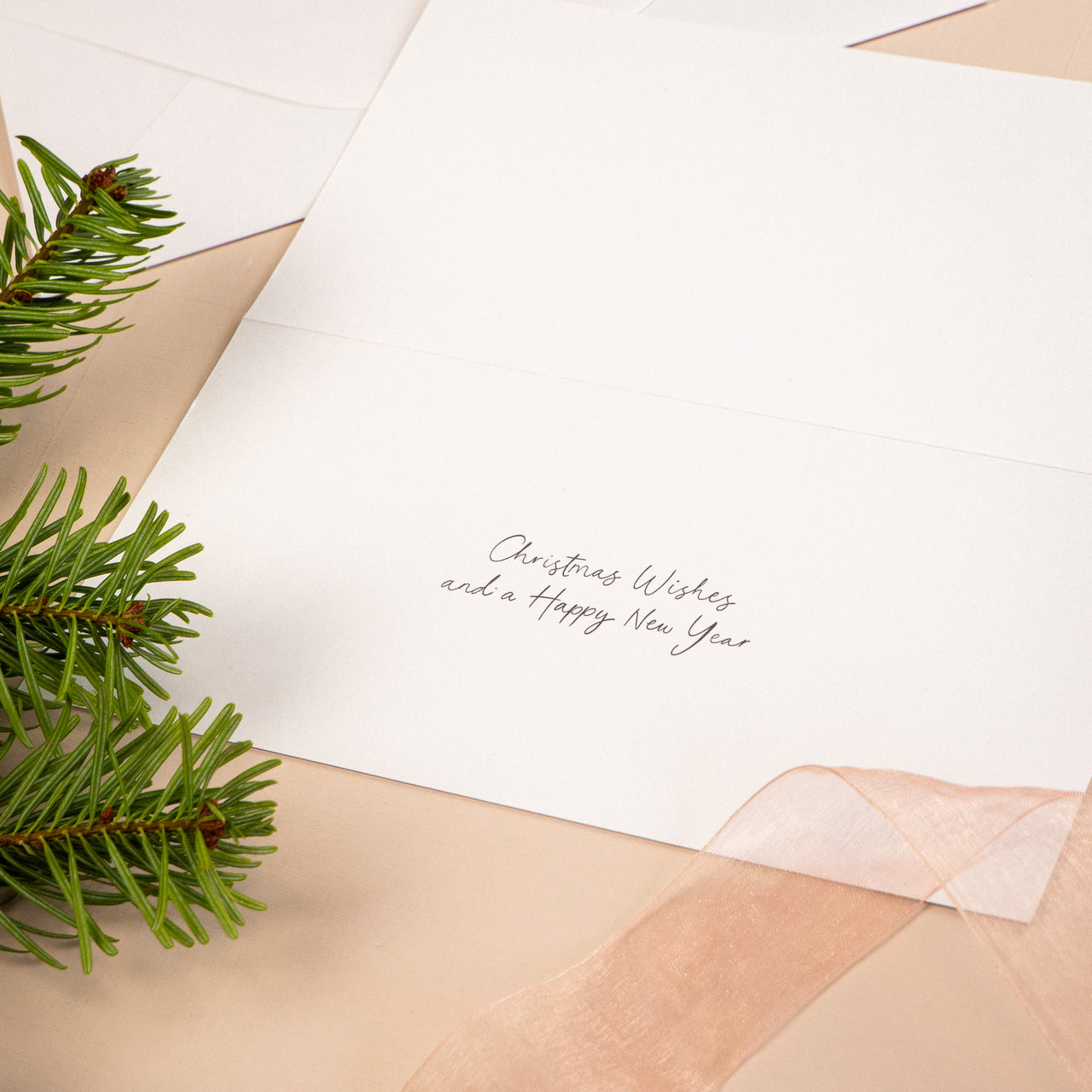 Bursting Berry Ribbon Christmas Card - Whistlefish