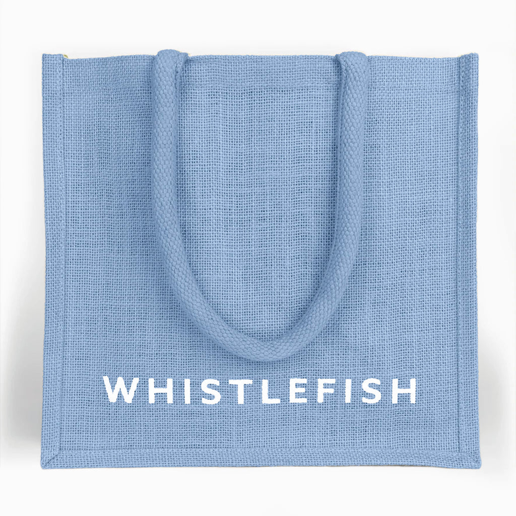 Jute Bag-JB204 - Cornflower Large Jute Bag-Whistlefish