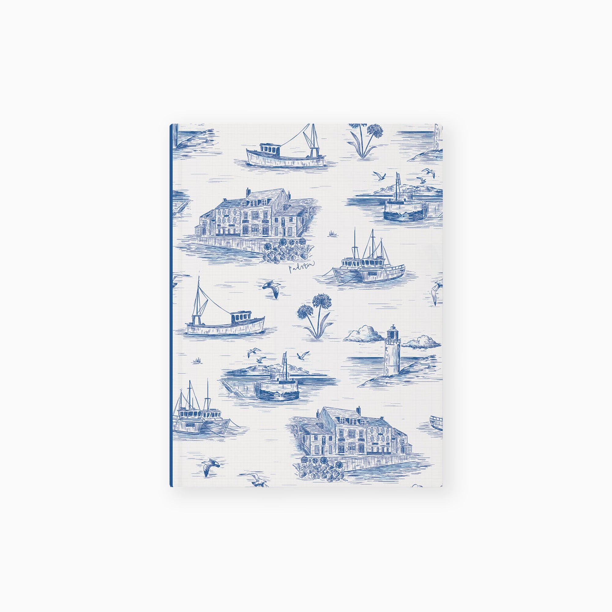 Notebook-WNB58 - Padstow Toile Notebook-Whistlefish