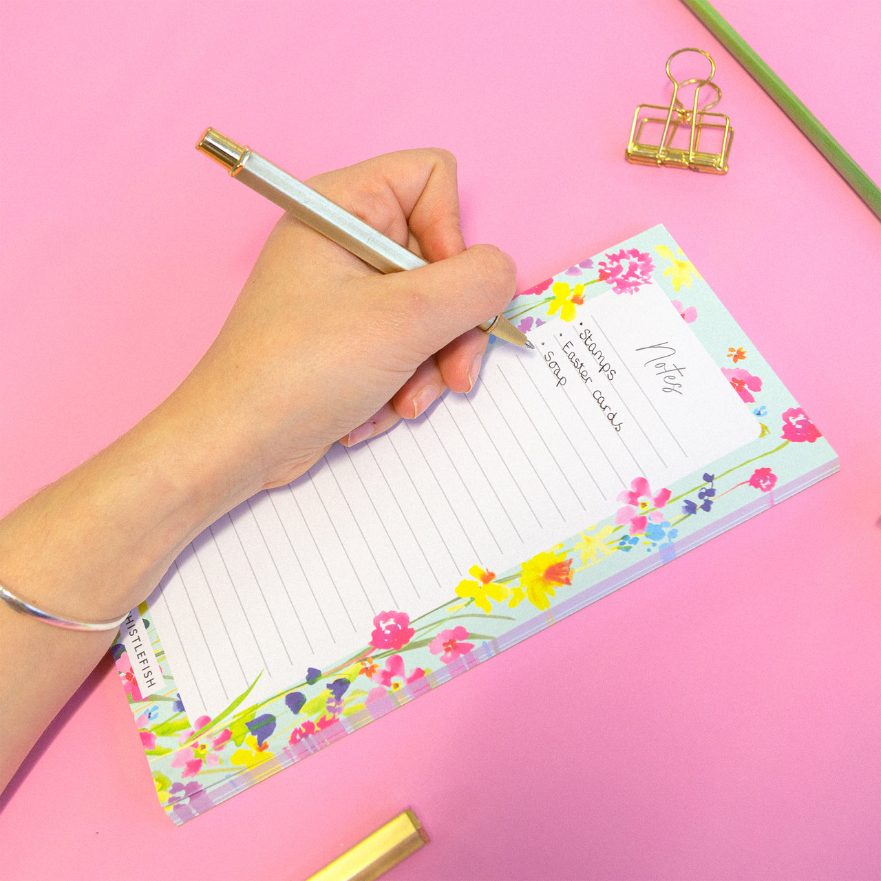 List Pad-WLP03 - Sprinkle of Spring List Pad-Whistlefish