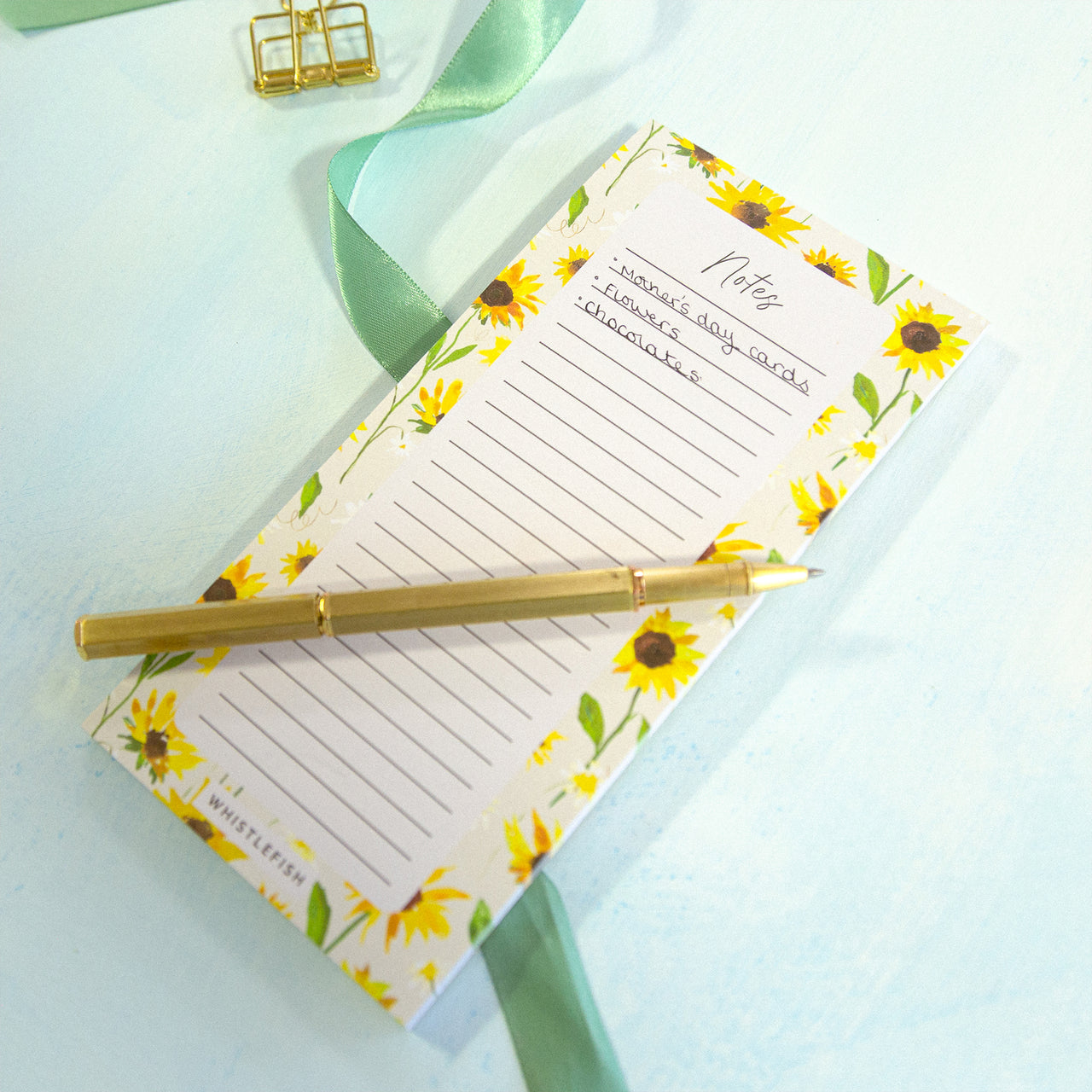 List Pad-WLP05 - Sunflower Bloom List Pad-Whistlefish