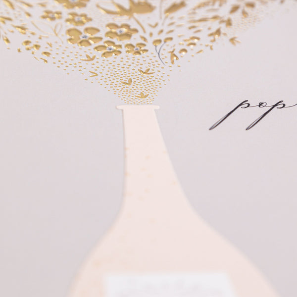 Luxury Card - LN005 - Champagne Celebration Luxury Card - Champagne Celebration Card - Whistlefish