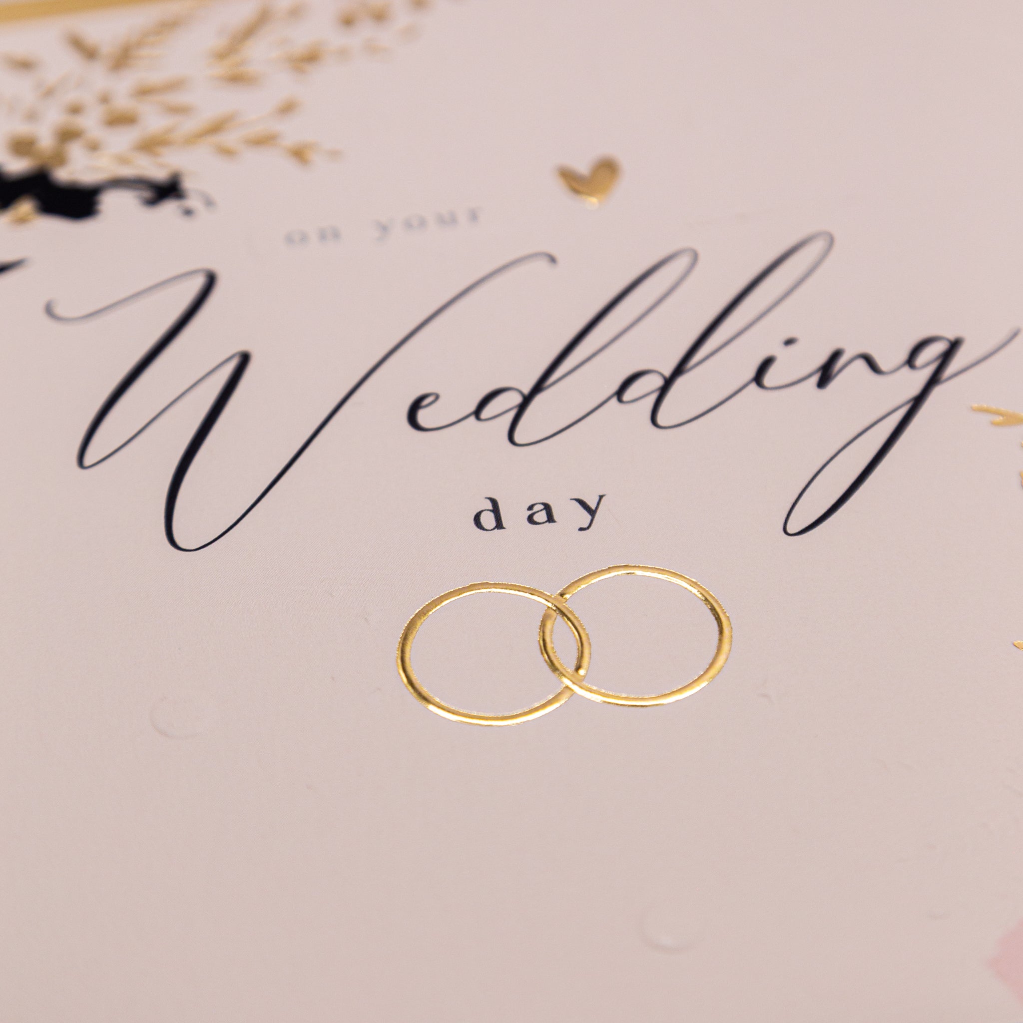 Luxury Card - LN011 - Blissful Nuptials Wedding Luxury Card - Blissful Nuptials Wedding Card - Whistlefish