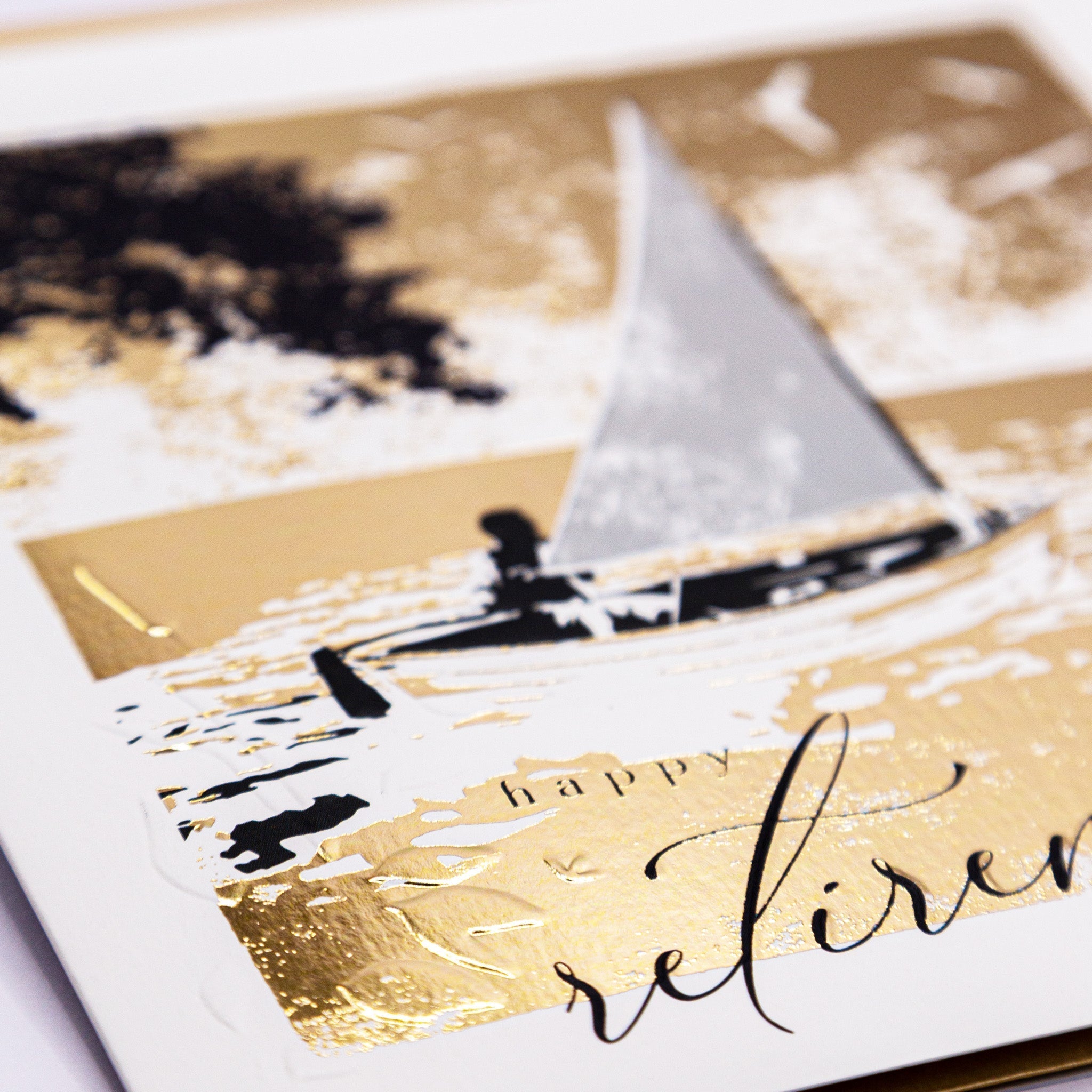 Luxury Card - LN026 - Sailing Into Retirement Luxury Card - Sailing Into Retirement Card - Whistlefish