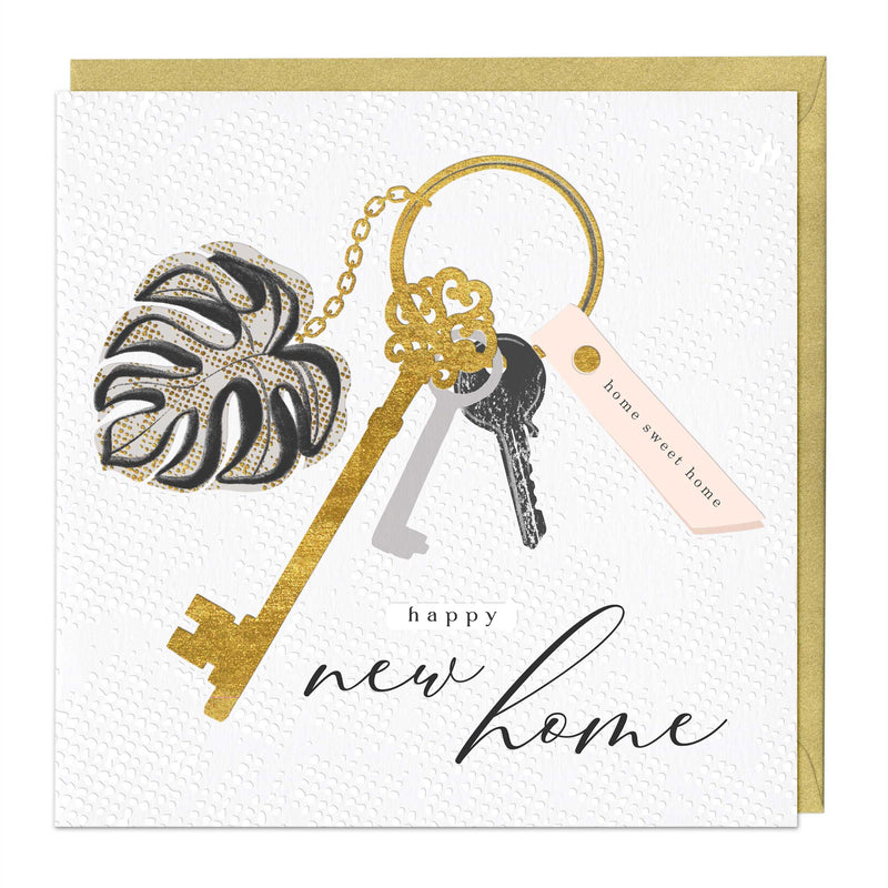 Luxury Card - LN028 - Key To Comfort New Home Luxury Card - Key to Comfort New Home Card - Whistlefish