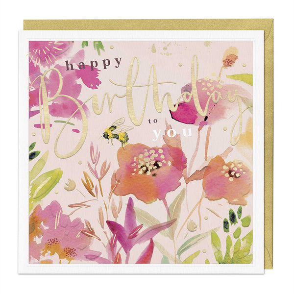 Luxury Card - LN034 - Happy Birthday To You Luxury Card - Happy Birthday To You Luxury Card - Whistlefish