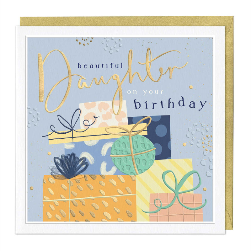 Luxury Card - LN084 - Beautiful Daughter Luxury Birthday Card - Beautiful Daughter Luxury Birthday Card - Whistlefish