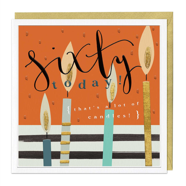 Luxury Card - LN101 - 60 Today! Luxury Birthday Card - 60 Today! Luxury Birthday Card - Whistlefish