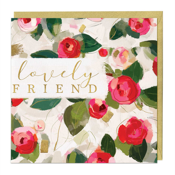 Luxury Card - LN105 - Lovely Friends Camelia Luxury Card - Lovely Friends Camelia Luxury Card - Whistlefish