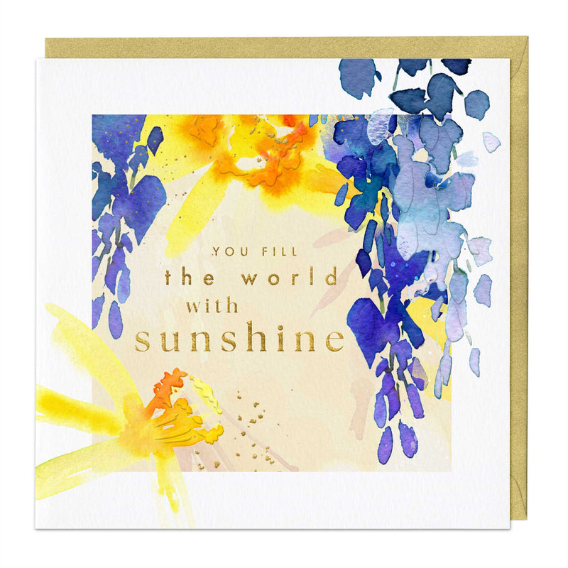 Luxury Card - LN109 - Sunshine Luxury Appreciation Card - Sunshine Luxury Appreciation Card - Whistlefish