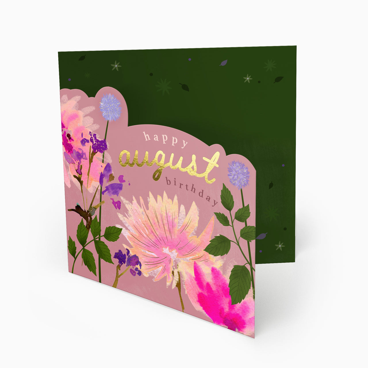 Luxury Card-LN152 - Bright Summer August Birthday Card-Whistlefish
