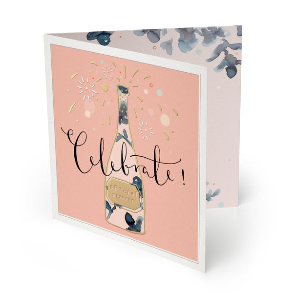 Luxury Card-LX003 - Celebrate! Luxury Greeting Card-Whistlefish
