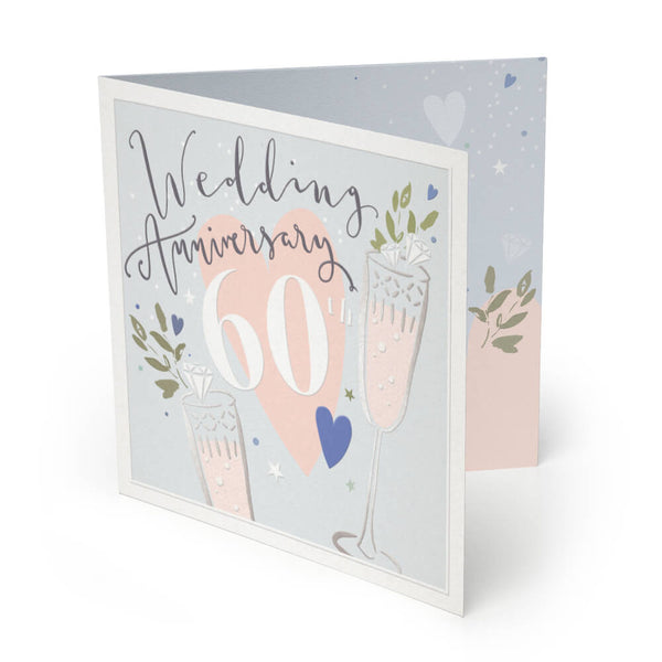 Luxury Card-LX026 - Diamond Wedding Luxury Anniversary Card-Whistlefish