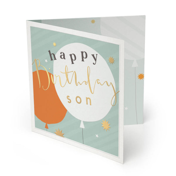 Luxury Card-LX032 - Son Luxury Birthday Card-Whistlefish