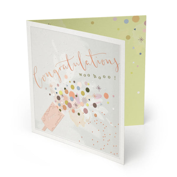 Luxury Card-LX037 - Congratulations Luxury Greeting Card-Whistlefish