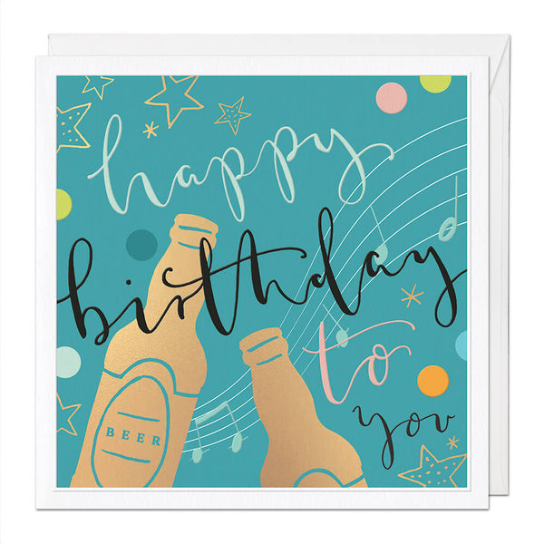 Luxury Card-LX042 - Happy Birthday To You Luxury Birthday Card-Whistlefish