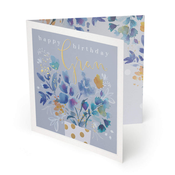 Luxury Card-LX045 - Happy Birthday Gran Luxury Card-Whistlefish