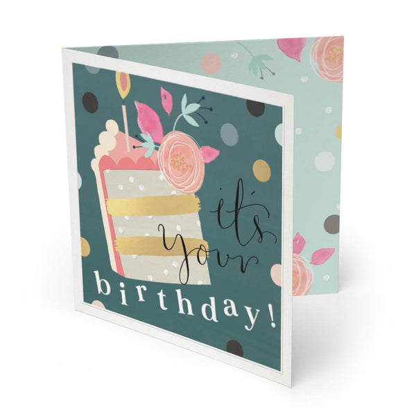 Luxury Card - LX050 - Its Your Birthday Luxury Birthday Card - It’s Your Birthday Luxury Birthday Card - Champagne Card