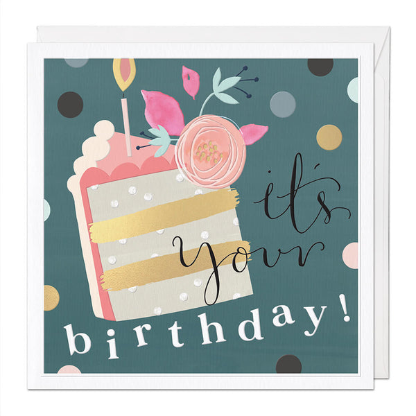 It’s Your Birthday Luxury Birthday Card - Champagne Card