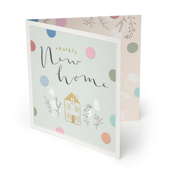 Luxury Card-LX056 - Sparkly New Home Luxury Greeting Card-Whistlefish
