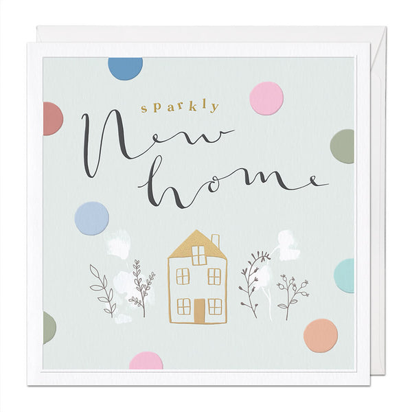 Sparkly New Home Luxury Greeting Card - Champagne Collection